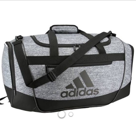 Adidas Bag Defender 3 Medium Duffel Grey AUTHENTIC - Picture 2 of 8